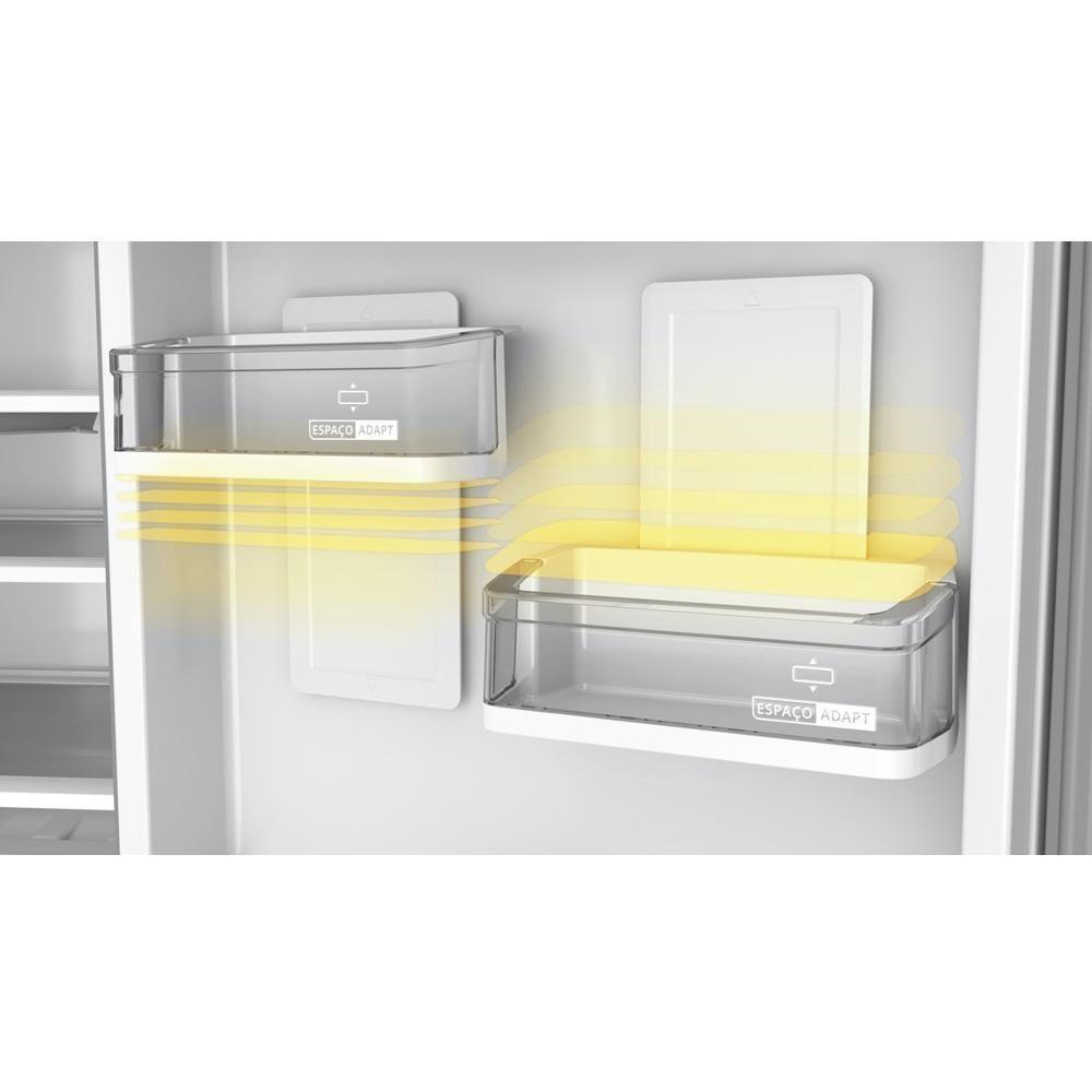 Geladeira Brastemp 400 Litros Frost Free Duplex Com Freezer Control Inox BRM54JKBNA 220V - 6