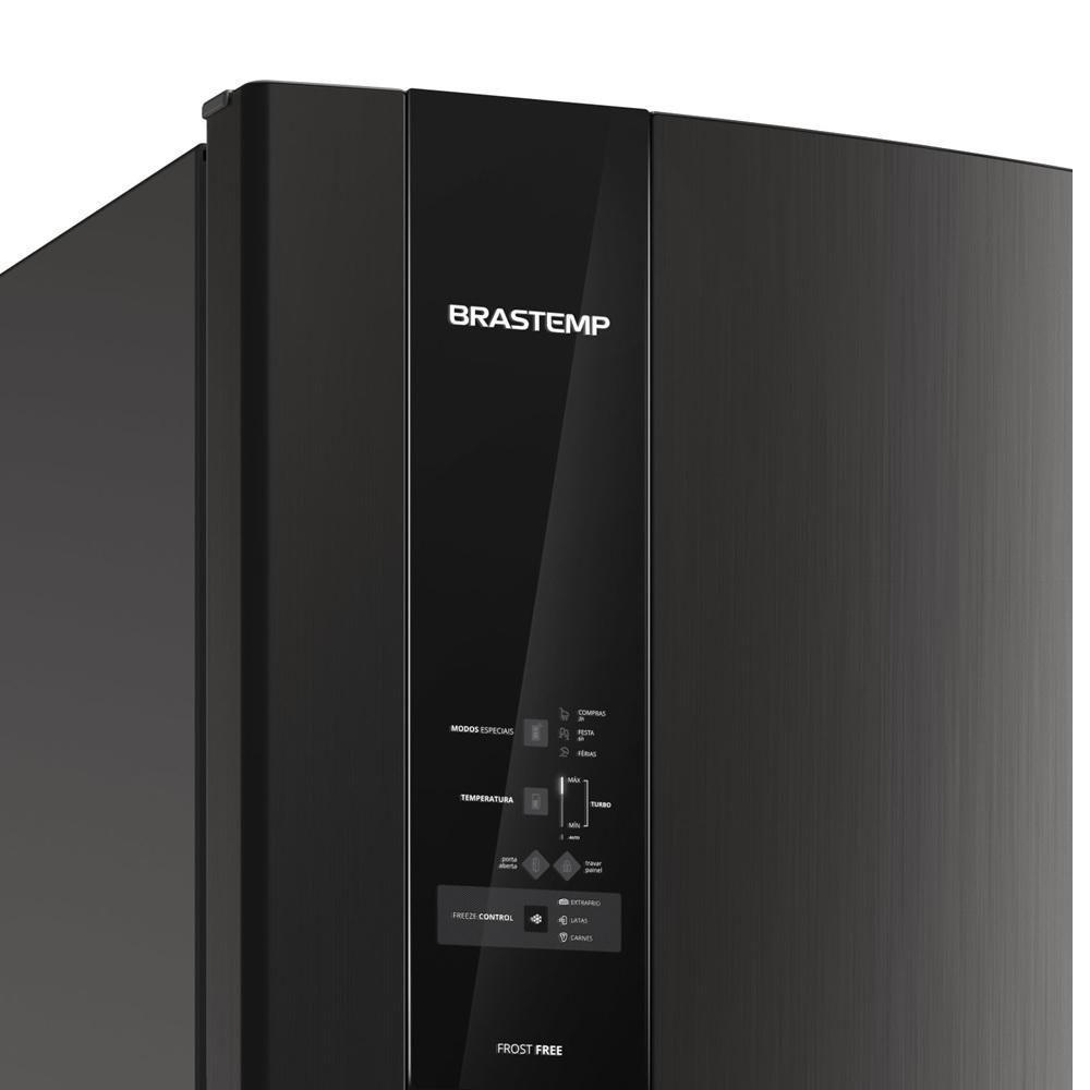 Geladeira Brastemp 400 Litros Frost Free Duplex Com Freezer Control Inox BRM54JKBNA 220V - 7