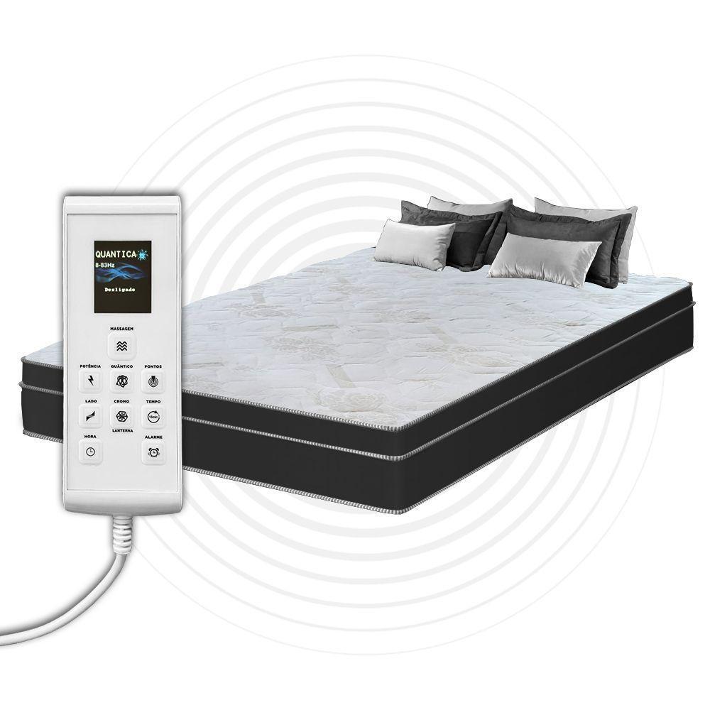 Colchão King Com Massageador Espuma D33 Função Ortopédica 193x203cm Preto - 2