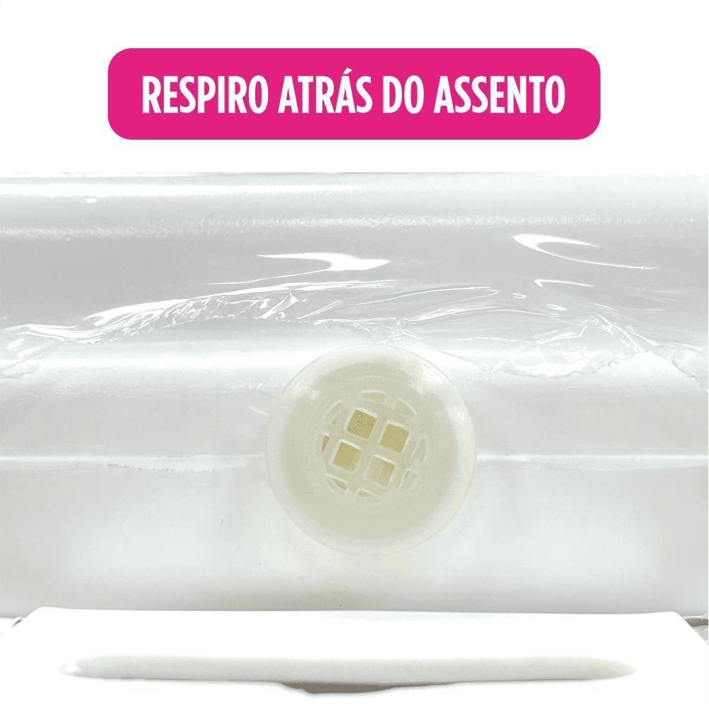 Assento Sanitário Almofadado Clássico Branco Atlas - 7