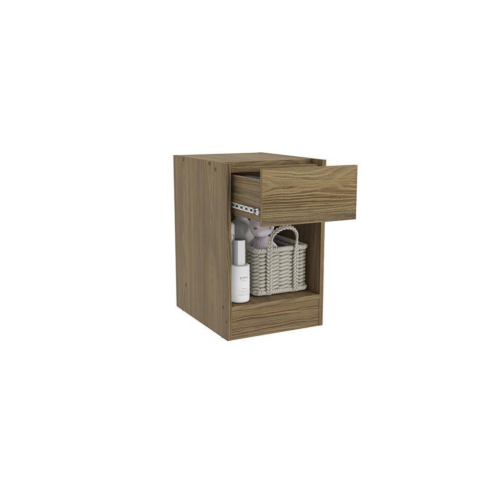 Mesa De Cabeceira 1 Gaveta Kappesberg Adapt Nogueira - 2