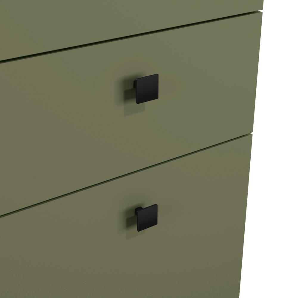 Balcão 3 Gavetas Kappesberg Pixel Canela/verde Frevo 40cm - 2