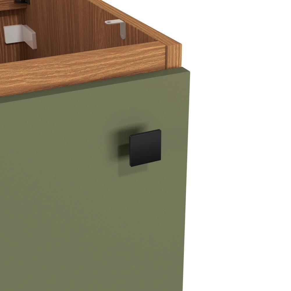 Balcão Kappesberg Pixel 1 Porta Canela/verde Frevo 40cm - 2