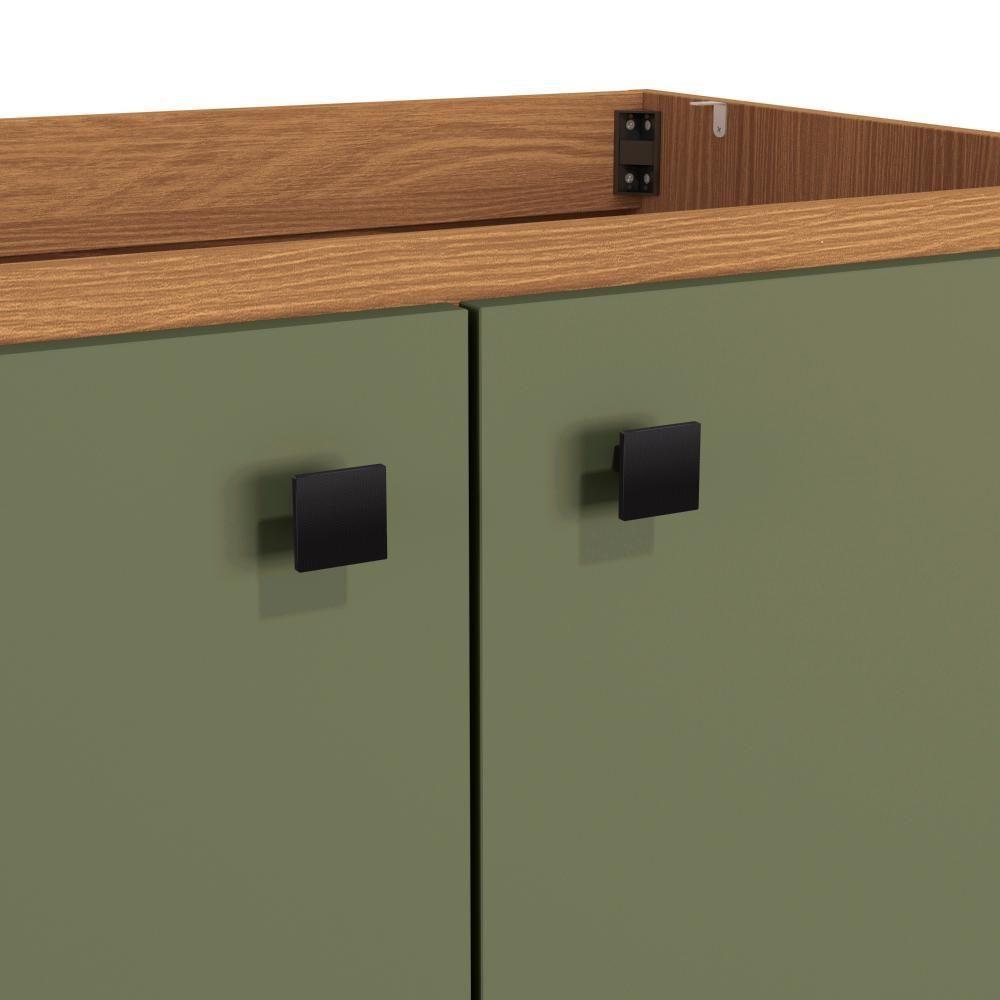 Balcão Kappesberg Pixel 2 Portas Canela/verde Frevo 80cm - 4