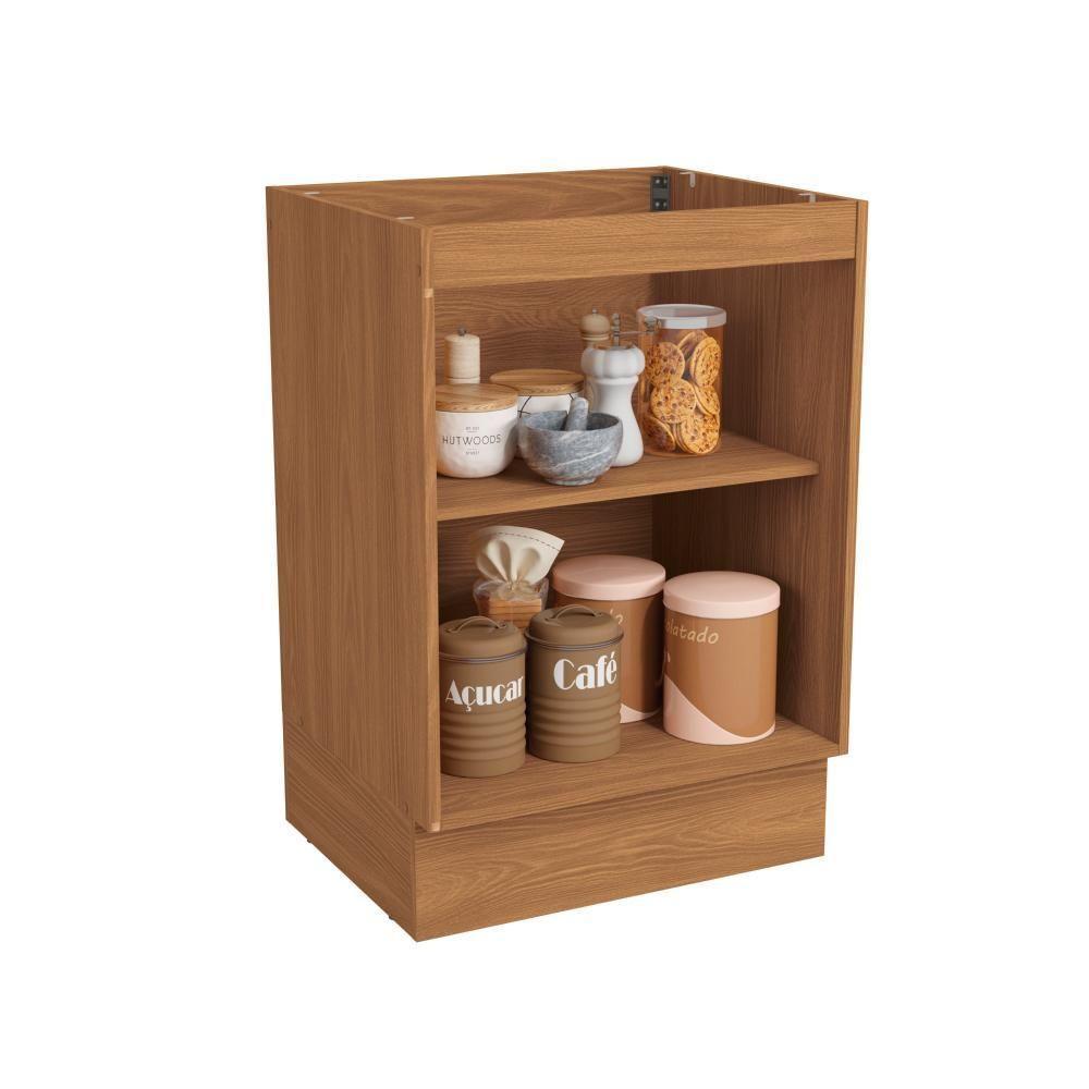 Balcão Kappesberg Pixel 1 Porta Canela/verde Frevo 60cm - 6