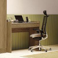 Escrivaninha 2 Gavetas Kappesberg Adapt Nogueira - 1