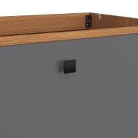 Balcão 2 Gavetas Kappesberg Pixel Canela/cinza Sagrado 80cm - 3