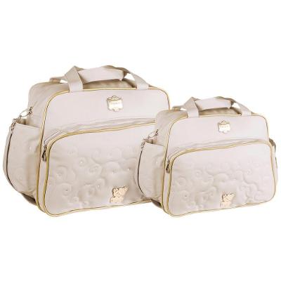 Kit Bolsas Maternidade Baby Ursinho Premium Bege