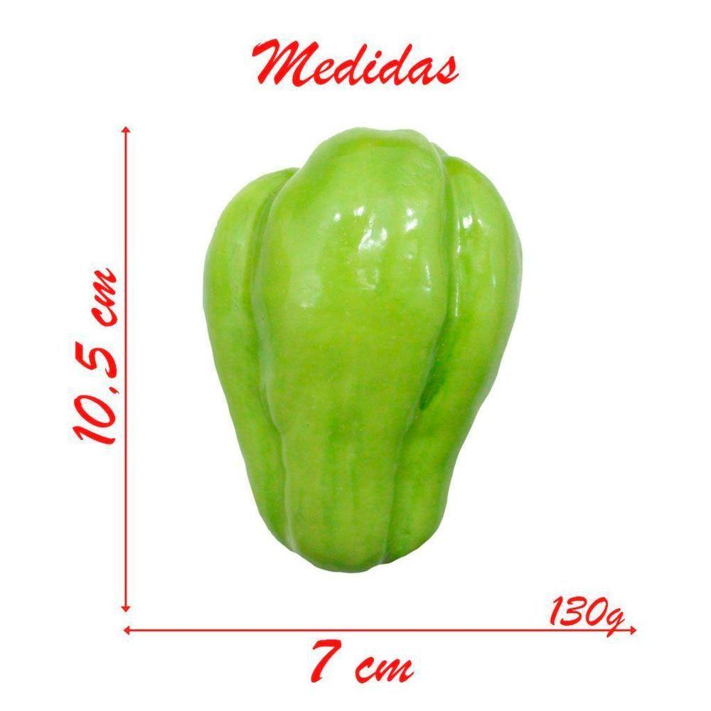 Kit Decoração Legumes Artificiais Isopor E Cesta Rose Inox - 9