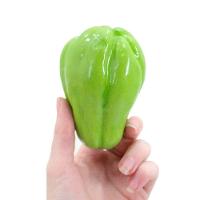 Kit Decoração Legumes Artificiais Isopor E Cesta Rose Inox - 3