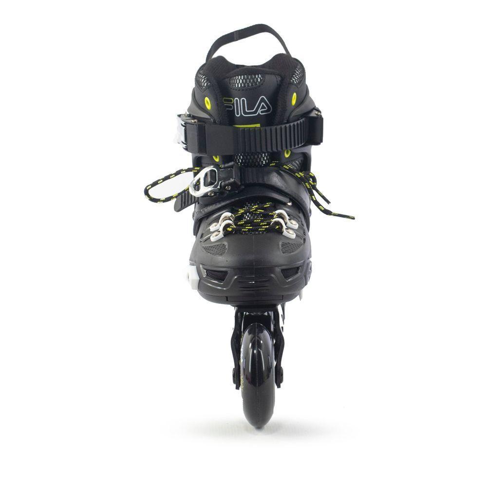 Patins Infantil Profissional Fila Nrk Junior Abec7 P 26 Ao 29 Preto - 4