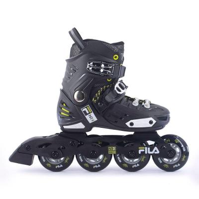 Patins Infantil Profissional Fila Nrk Junior Abec7 P 26 Ao 29 Preto