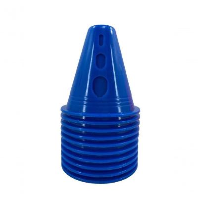Cones Para Slalom Go Roller Patins Freestyle 10 Unidades Azul
