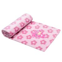 Manta Berço Buettner Baby Estampada Microfibra Bordado Carinhosa 80cmx100m Rosa - 1