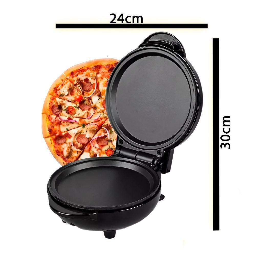 Máquina Mini Forno Elétrico Redondo Pizza Ovo Torta 220V - 3