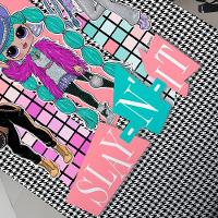 Manta Portallar Flanela 100% Poliéster Estampa Digital Lol Omg Disco150mx220 Branco - 3