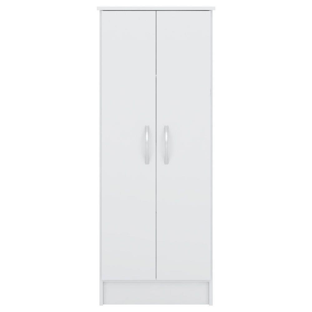 Armário Multiuso 2 Portas 3 Prateleiras Viena D02 Branco - 2