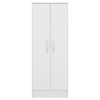 Armário Multiuso 2 Portas 3 Prateleiras Viena D02 Branco - 2