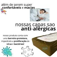 Capa Protetora Impermeável Hospitalar P/ Colchão Lençol Elástico Solteiro 88x188x20cm - Marrom