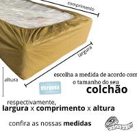 Capa Protetora Impermeável Hospitalar P/ Colchão Lençol Elástico Solteiro 88x188x20cm - Bege - 8