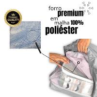 Capa Protetora Impermeável Colchão Lençol Elástico Solteiro 88x188x20cm - Branca - 5