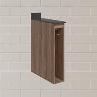 Balcao Guardanapeiro Com Tampo 15 Cm Mdf Kali 12215 Nicioli Carvalho Toq - 5