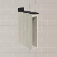 Balcao Guardanapeiro Com Tampo 15 Cm Mdf Kali 12215 Nicioli Bianco Toq - 5