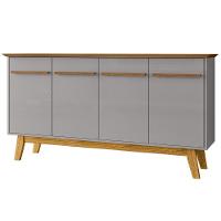 Balcao Buffet 4 Portas Opala 160 Cm Bechara Cinamomo Off White - 1