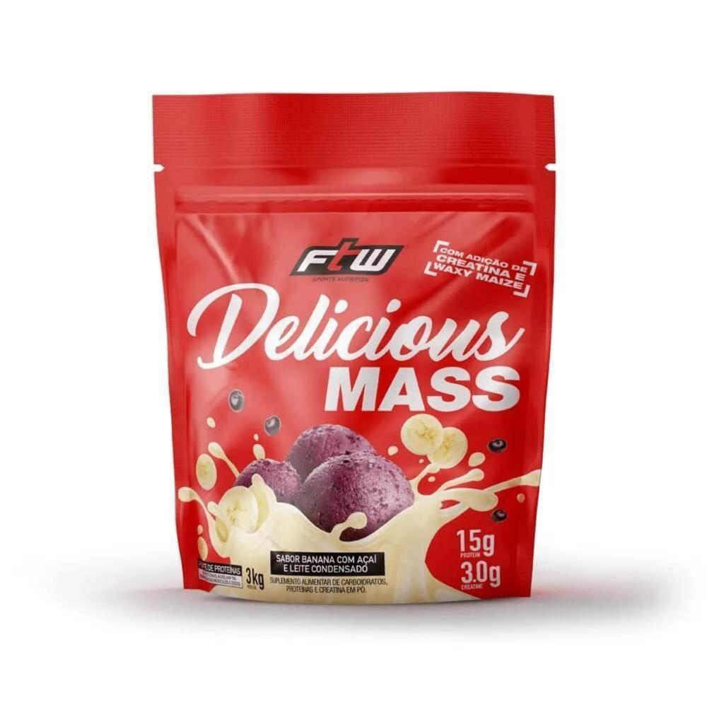 Delicious Mass (3kg) - Sabor: Banana Com Açaí E Leite Condensado - 1