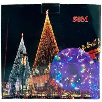 Pisca Cordão Varal Luz Decorativo Com Leds Azul Redondo 50m - 2