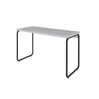 Mesa Office 120x60x75cm Round Snow - Est.preta Snow - Est.preta - 1