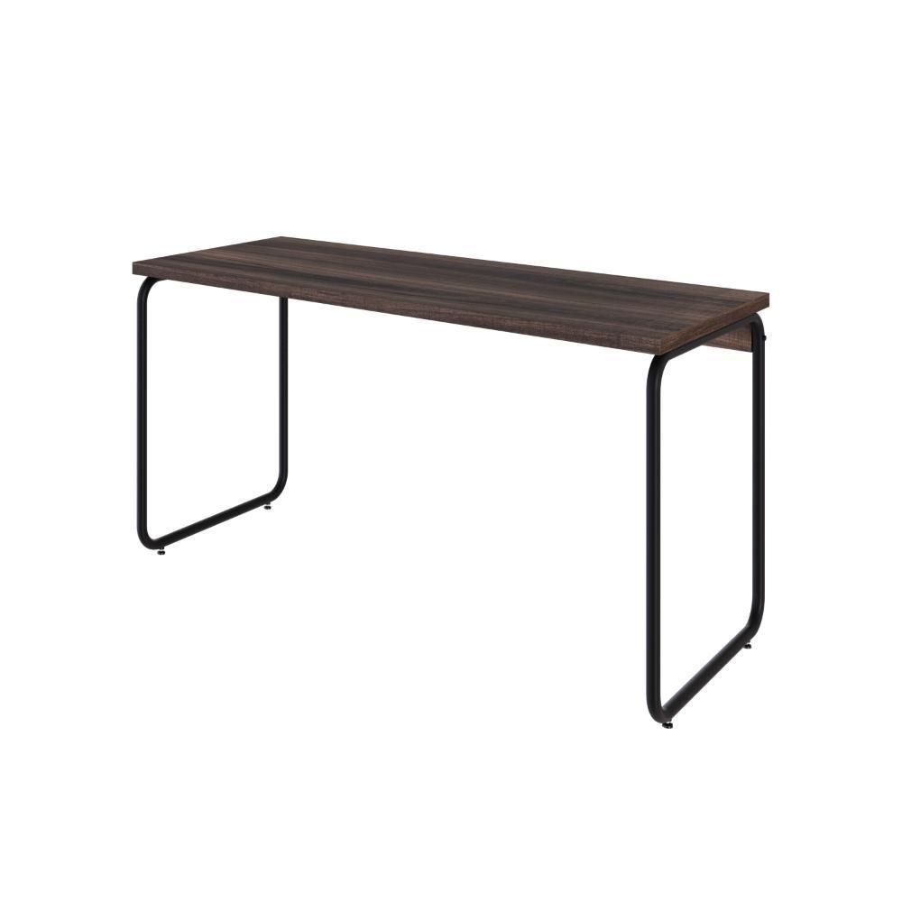 Mesa Office 135x60x75cm Round Nogal - Est.preta Nogal - Est.preta - 1