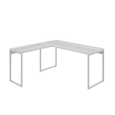 Mesa Em L Kuadra Diretor 150x150x75cm Snow - Est.branca Snow - Est.branca