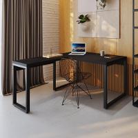 Mesa Em L Operacional 135x160x75cm Yon Preto Tx-est.preta Preto Tx-est.preta - 2