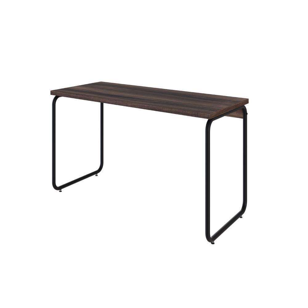 Mesa Office 120x60x75cm Round Nogal - Est.preta Nogal - Est.preta - 1