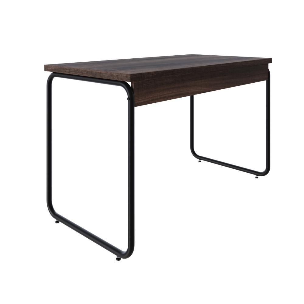 Mesa Office 120x60x75cm Round Nogal - Est.preta Nogal - Est.preta - 6