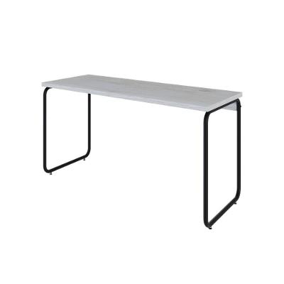 Mesa Office 135x60x75cm Round Snow - Est.preta Snow - Est.preta
