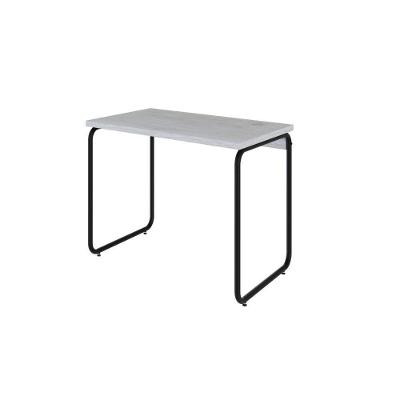 Mesa Office 90x60x75cm Round Snow - Est.preta Snow - Est.preta