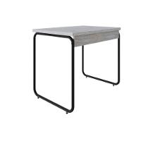 Mesa Office 90x60x75cm Round Snow - Est.preta Snow - Est.preta - 2