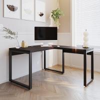 Mesa Em L Operacional 120x160x75cm Yon Preto Tx-est.preta Preto Tx-est.preta - 5