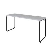 Mesa Office 150x60x75cm Round Snow - Est.preta Snow - Est.preta - 1