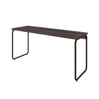 Mesa Office 150x60x75cm Round Nogal - Est.preta Nogal - Est.preta - 1