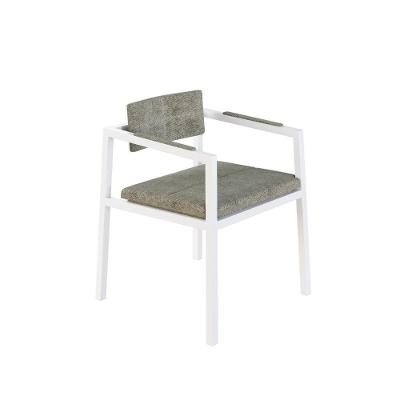 Poltrona Noah Fixa C-4 Pés 78 X 60,5 X 60,5 Cm Pés Brancos. Lautrec Marrom Lautrec Marrom