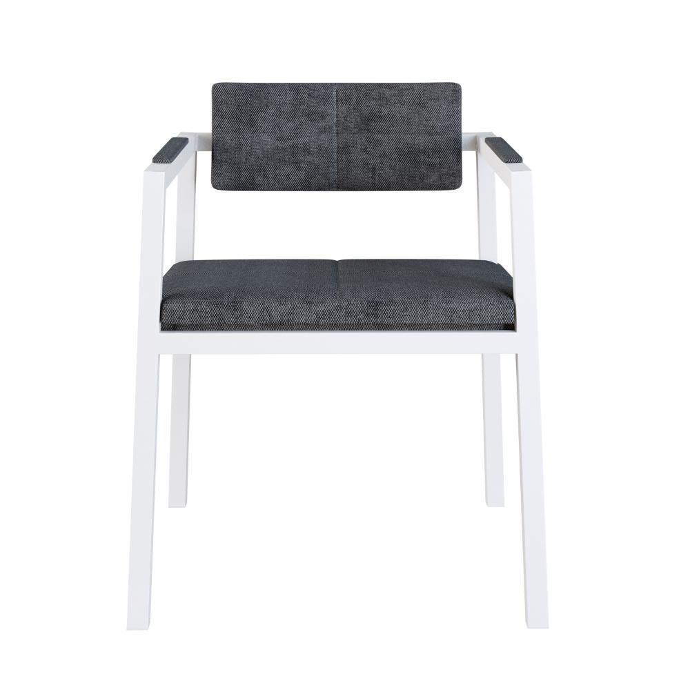 Poltrona Noah Fixa C-4 Pés 78 X 60,5 X 60,5 Cm Pés Brancos. Lautrec Grafite Lautrec Grafite - 5