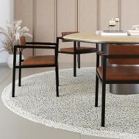 Poltrona Noah Fixa C-4 Pés 78 X 60,5 X 60,5 Cm. Courino Whisky Courino Whisky