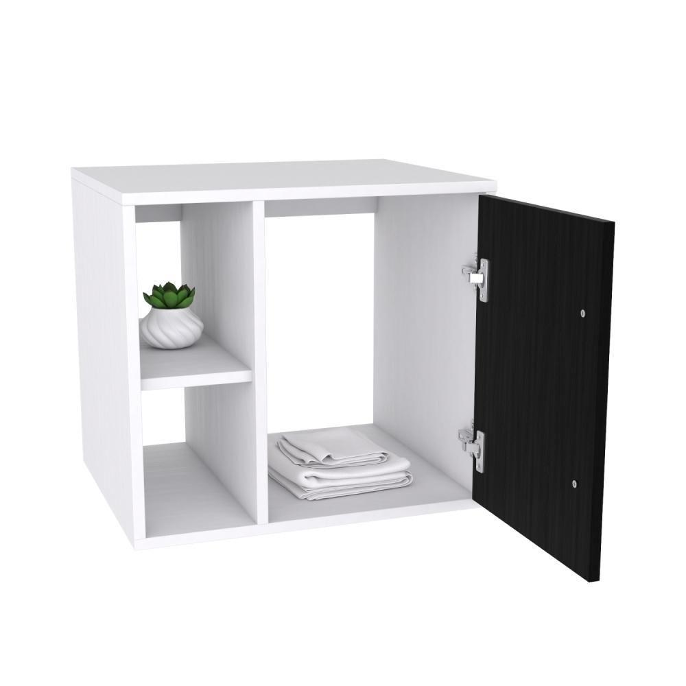 Conjunto Balcão C-cuba L38 E Espelheira Soft 500 Branco Chess C-nogal Branco Chess C-preto ônix - 5