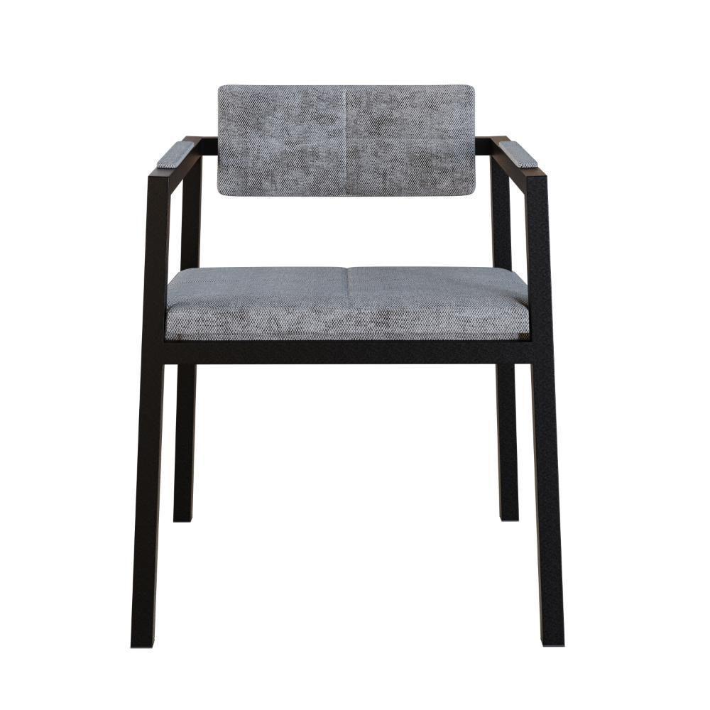 Poltrona Noah Fixa C-4 Pés 78 X 60,5 X 60,5 Cm. Lautrec Cinza Lautrec Cinza - 5