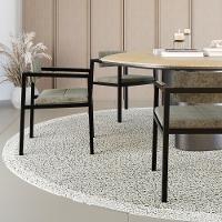 Poltrona Noah Fixa C-4 Pés 78 X 60,5 X 60,5 Cm. Lautrec Marrom Lautrec Marrom