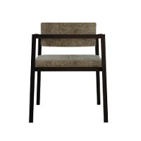 Poltrona Noah Fixa C-4 Pés 78 X 60,5 X 60,5 Cm. Lautrec Marrom Lautrec Marrom - 6