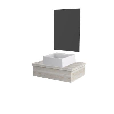 Conjunto Bancada C-cuba Q355 E Espelheira Metrópole 601 Preto ônix Snow